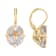 Prasiolite Solitaire Drop Earrings