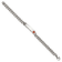 Stainless Steel Polished with Red Enamel 8.75-inch Medical ID Bracelet