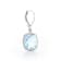 Sky Blue Topaz Rhodium Over Sterling Silver Earrings 12.00ctw