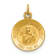 14K Yellow Gold Our Lady of Perpetual Help Medal Charm