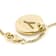 Cardano Initial Y Pendant Necklace In 18K Gold Over Bronze