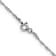 Rhodium Over Sterling Silver 1.4mm Singapore Chain