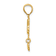 14k Yellow Gold Mom with Dangling Heart pendant