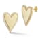 Sterling Statements 14K Yellow Gold Over Sterling Silver Cubic Zirconia
Halo Heart Studs