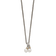 Rhodium Over Sterling Silver with 14K Accent 6-7mm Freshwater Cultured
Pearl Necklace