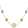Multi-Gem 14k Yellow Gold 18" Necklace 13.47ctw
