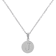 Initial J Charm Pendant Necklace In Silver-Tone