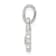 Sterling Silver Letter E with Enamel Pendant
