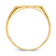 14K Yellow Gold Baby Ring