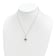 Rhodium Over Sterling Silver 9-10mm Teardrop Tahitian Saltwater Cultured
Pearl Necklace