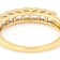 Lab-Grown Diamond Band Ring In 14K Yellow Gold Over Sterling Silver