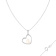 7.5-8mm Button White Cultured Freshwater Pearl Rhodium Over Sterling
Silver Pendant