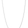 Rhodium Over 14k White Gold 1.15mm Solid Diamond-Cut Rope 14 Inch Chain