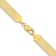 14K Yellow Gold 10mm Silky Herringbone Chain Necklace
