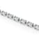 Aquamarine Tennis Bracelet In Sterling Silver 4.62ctw