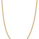 14k Tri-color Gold 2.75mm Solid Pave Valentino 16 Inch Chain