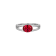 Lab Created Ruby And White Cubic Zirconia Platinum Over Sterling Silver
Ring 1.72ctw