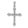 Rhodium Over 14k White Gold Diamond Cross Pendant