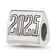 Sterling Silver Polished 2025 Graduation Bead