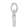 Sterling Silver Letter H with Enamel Pendant