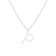 Letter P Initial Cultured Freshwater Pearl Rhodium Over Sterling Silver
Pendant With  18" Chain