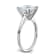 Rhodium Over 14K White Gold 3 5/8 ct. D E F Pure Light Round Moissanite
Solitaire Ring