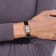 Charles Hubert Ladies Rose IP Plated Stainless White Dial Watch