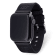 Gametime NHL Anaheim Ducks Black Leather Apple Watch Band (38/40mm S/M).
Watch not included.