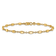 14K Yellow Gold Polished Fancy Link Bracelet