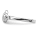 Rhodium Over Sterling Silver Polished Ladybug Children's Ring
