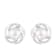 White Cultured Freshwater Pearl and CZ Rhodium Over Sterling Silver
7-8mm Button Earrings