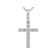 Moissanite Cross Pendant In Platinum-Enhanced Sterling Silver 1.17ctw
Diamond Equivalent Weight