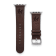 Gametime MLB Miami Marlins Brown Leather Apple Watch Band (42/44mm M/L).
Watch not included.
