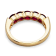 Lab Created Ruby 18k Yellow Gold Over Sterling Silver Ring 1.30ctw