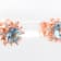 Aquamarine and CZ 1.57 Ctw Round 18K Rose Gold Over Sterling Silver
Studs Earrings Jewelry