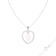 8-8.5mm White Cultured Freshwater Pearl Sterling Silver Pendant W/Chain