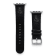Gametime NHL Ottawa Senators Black Leather Apple Watch Band (42/44mm
S/M). Watch not included.