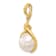 14K Yellow Gold Freshwater Cultured Pearl Pendant