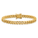 14K Yellow Gold 7mm Hand-Polished Miami Cuban Chain Bracelet