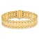 14K Yellow Gold Polished and Diamond-cut Fancy Link Bracelet