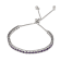 Purple Amethyst Rhodium Over Sterling Silver Tennis Bracelet