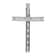 Rhodium Over 14k White Gold Diamond Latin Cross Pendant