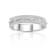 Mixed Shape White Topaz Sterling Silver Anniversary Style Band Ring, 1.10ctw