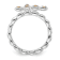 Rhodium Over Sterling Silver Stackable Expressions Cross Citrine Ring 0.08ctw