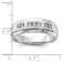 Rhodium Over 14K White Gold Lab Grown Diamond SI1/SI2, G H I, Men's Ring