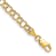 14k Yellow Gold 5mm Double Link Charm Bracelet