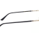 Gucci Gold Tone and Black Frame / Gray Lens Square Sunglasses