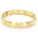 Italian Nobile Bloom Opera Bangle In Solid 14K Yellow Gold
