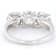 Lab-Grown Diamond Three-Stone Ring In 14K White Gold 3.00ctw