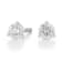 Certified White Lab-Grown Diamond H-I SI 14k White Gold Martini Stud
Earrings 0.50ctw
